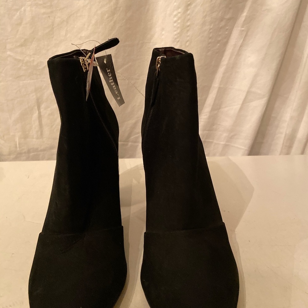 Ateliermix black leather:suede boots 10 - Picture 2 of 8